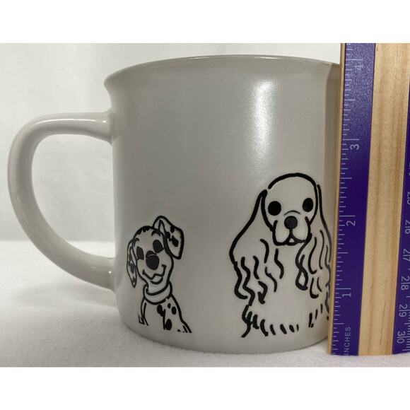 NWT Boston Warehouse Trading 18 oz Mug Dogs White - Picture 6 of 8
